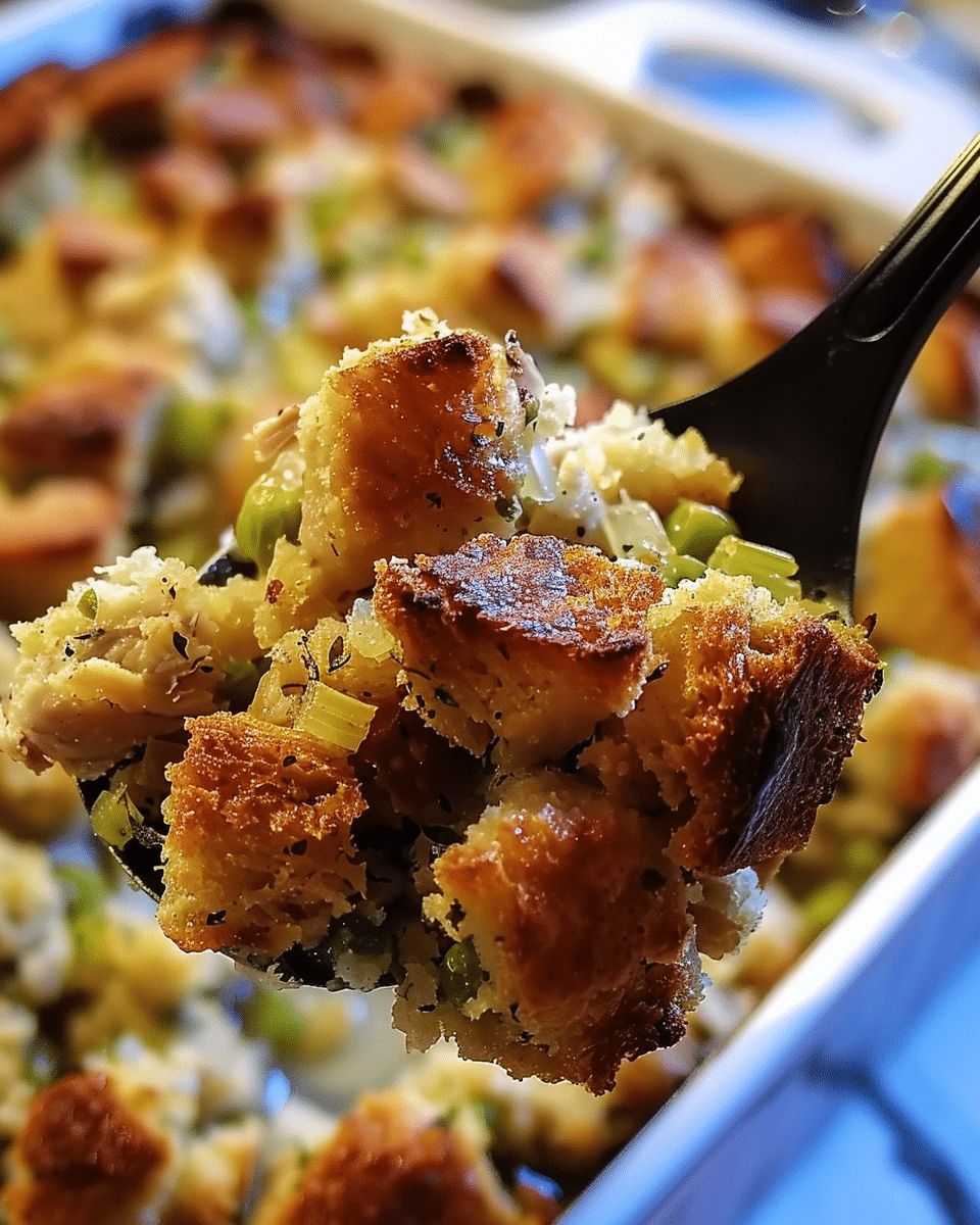 Dolly’s Chicken and Stuffing Casserole