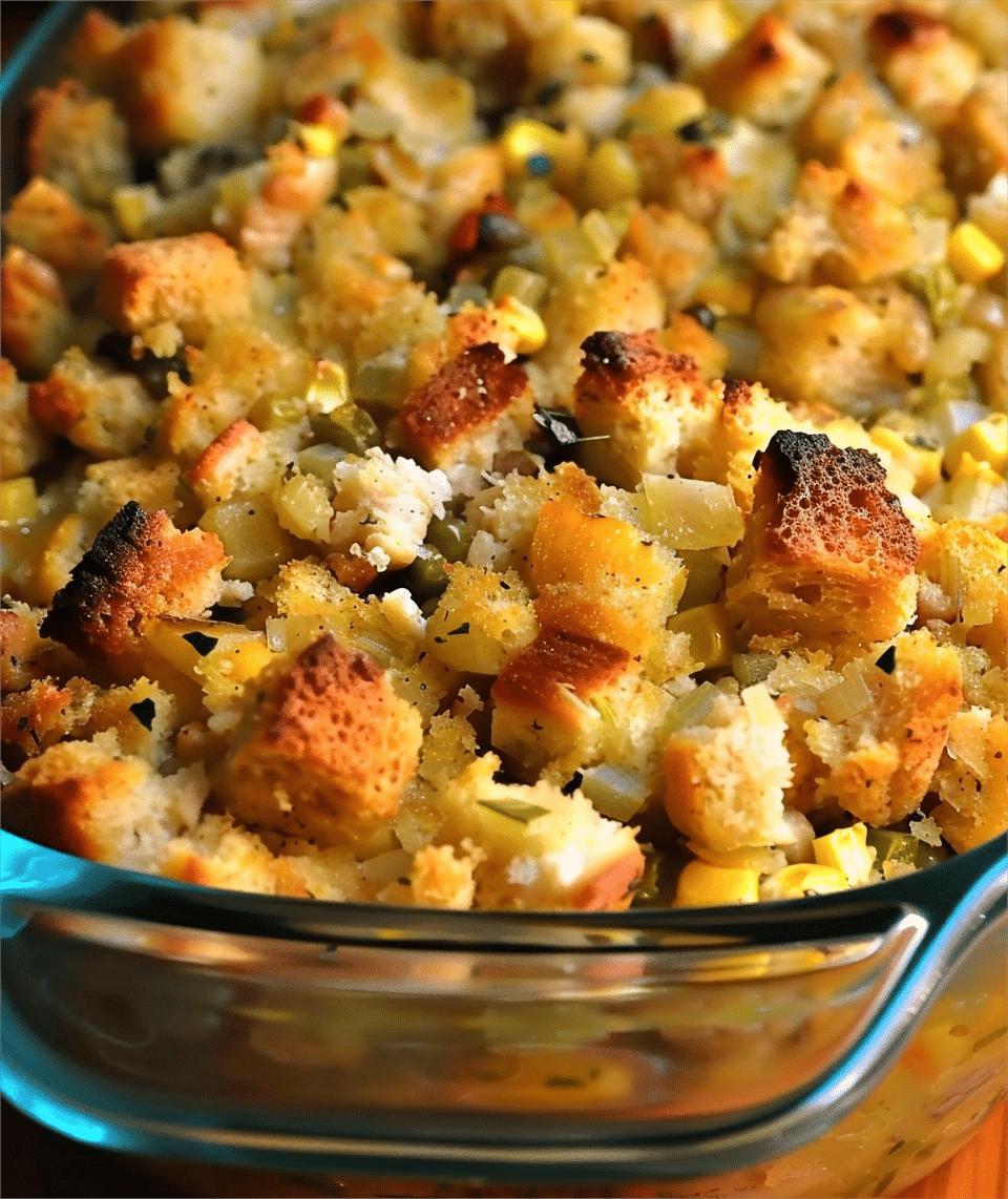Dolly’s Chicken and Stuffing Casserole