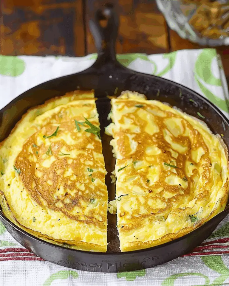 Easy Potato Omelet Recipe