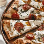 Flatbreads with Seaweed Whipped Feta & Roasted Tomatoes
