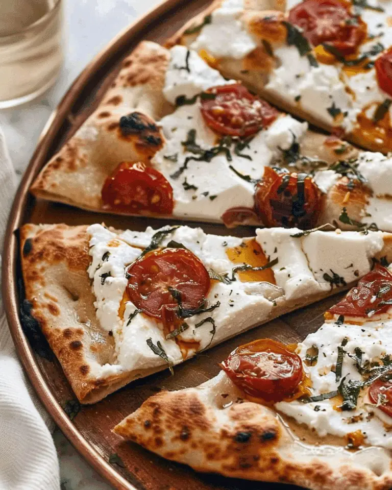 Flatbreads with Seaweed Whipped Feta & Roasted Tomatoes