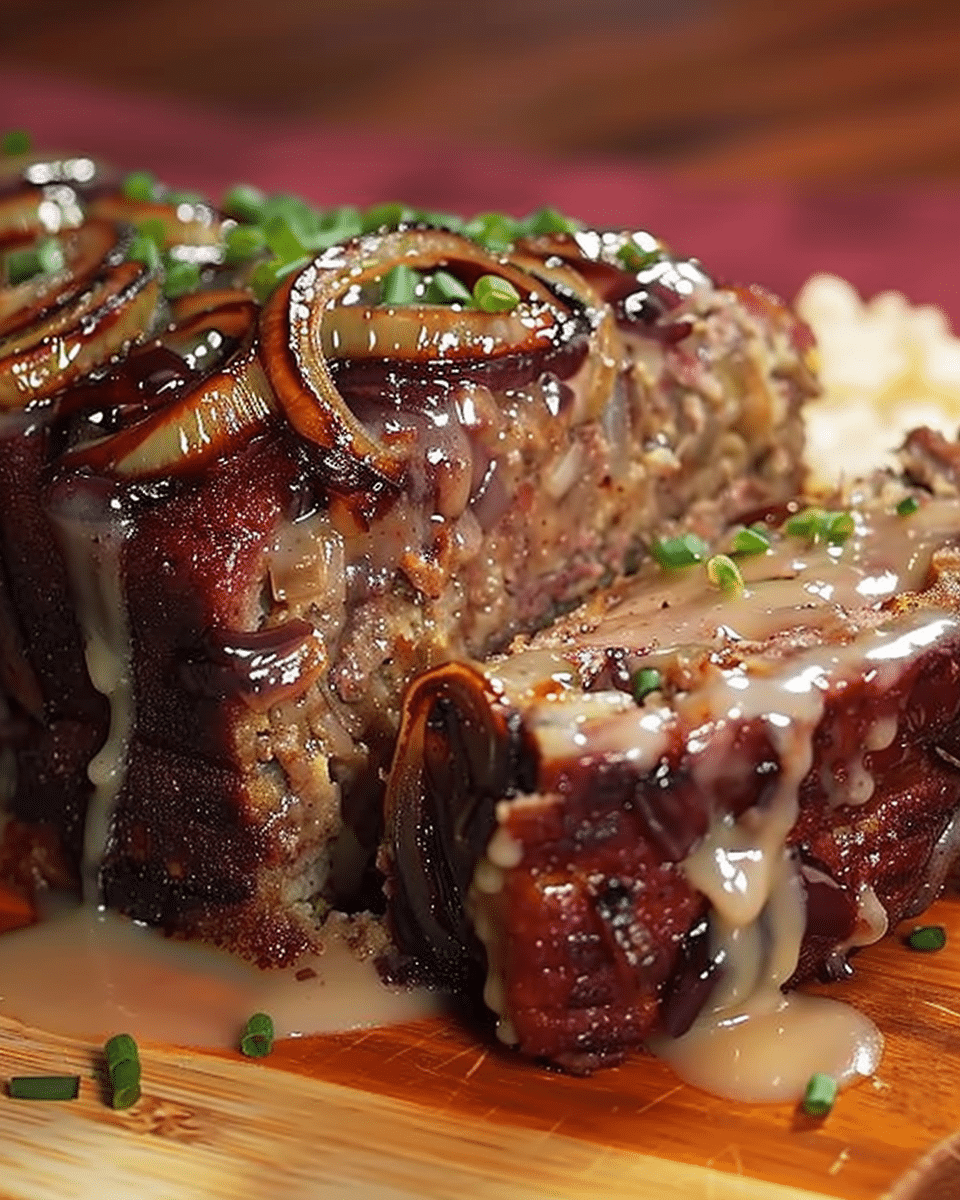 French Onion Meatloaf