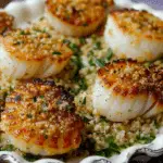 Garlic Butter Baked Scallops