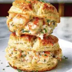 Garlic Butter Lobster-Stuffed Biscuits