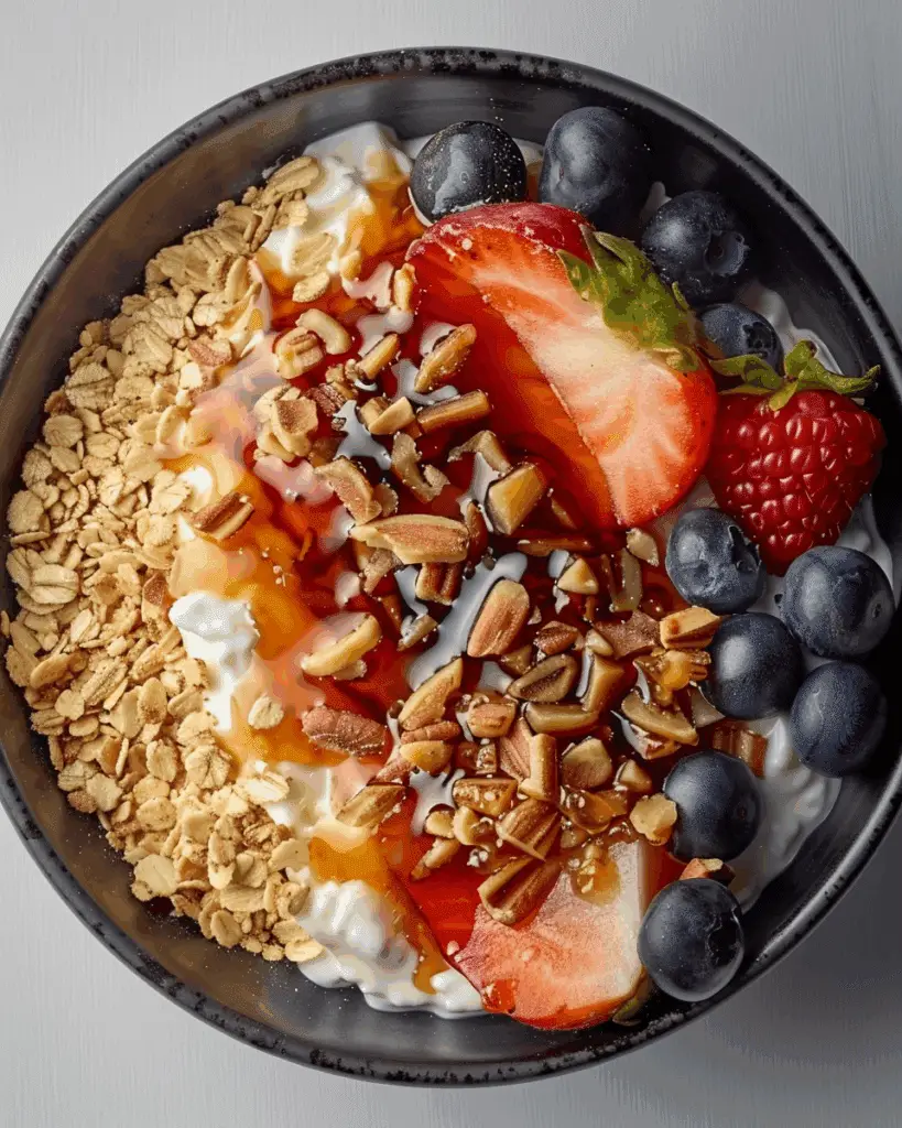 Greek Yogurt Power Bowl with Honey-Almond Crunch