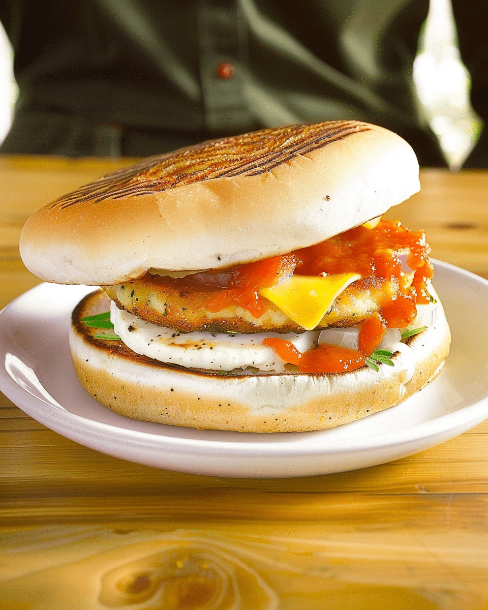 Grilled Halloumi Breakfast Sandwich