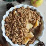 Healthy Breakfast Apple Crumble