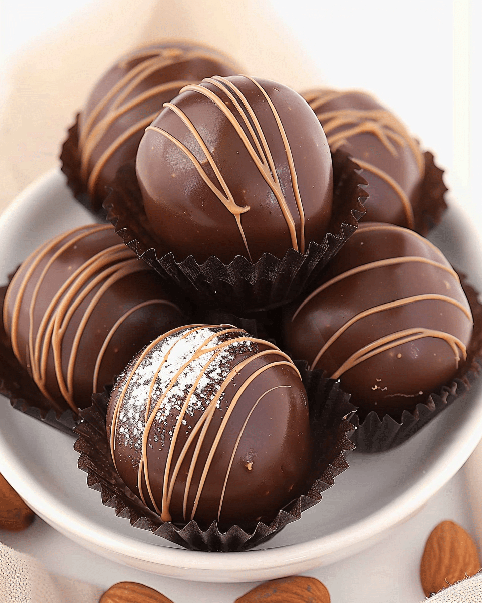 Healthy Chocolate Peanut Butter Balls