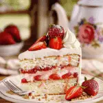 Heavenly Strawberry Cloud Cake