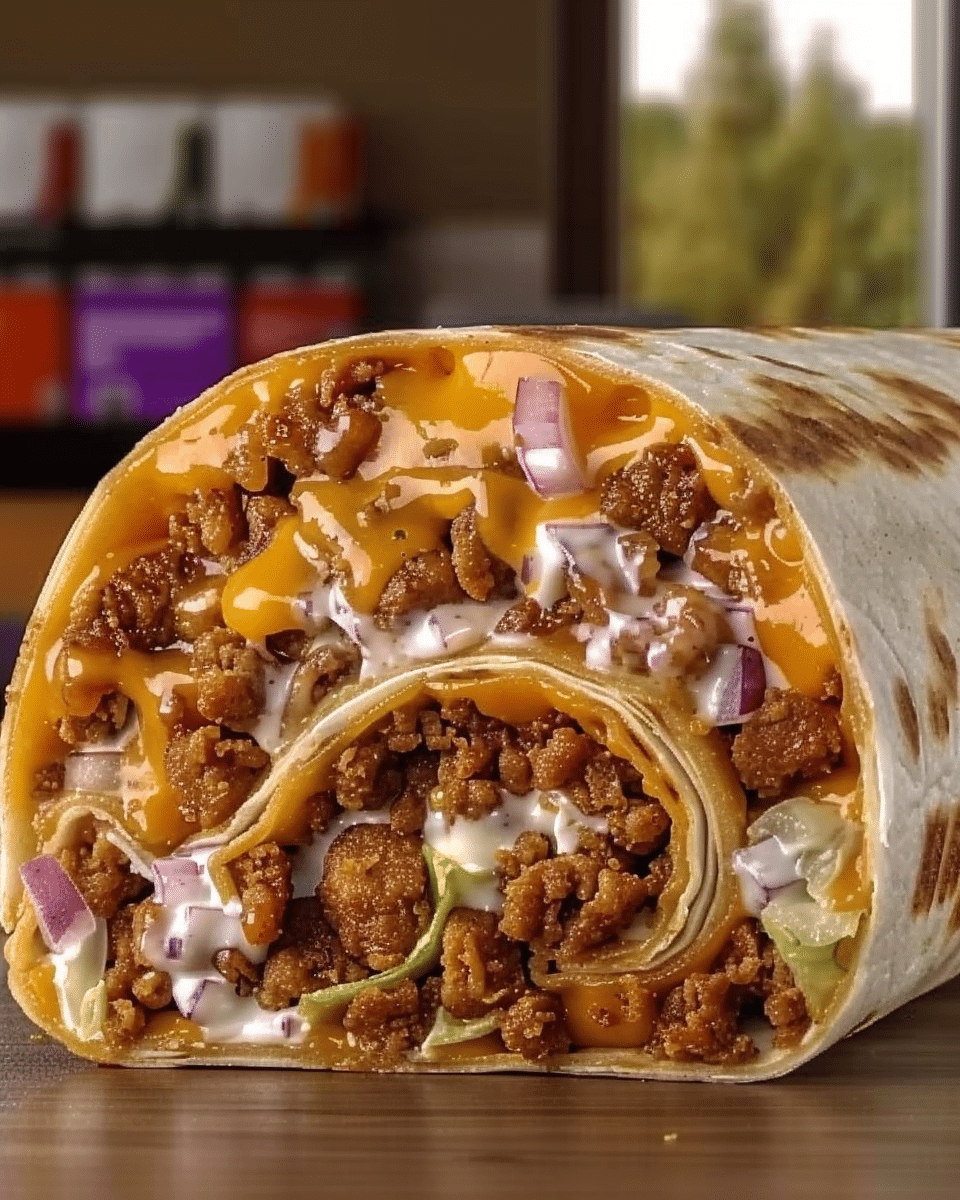 Homemade Crunchwrap Supreme