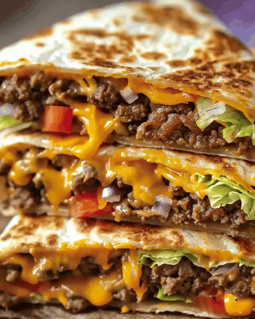 Homemade Crunchwrap Supreme