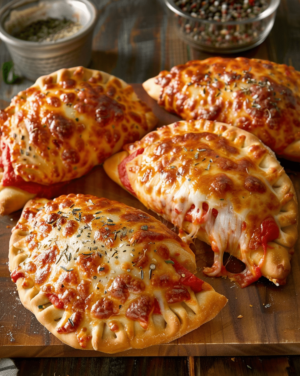 Homemade Easy Cheesy Pizza Pockets