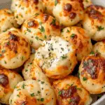 Homemade Garlic Butter Cheese Bombs