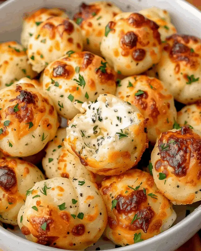 Homemade Garlic Butter Cheese Bombs