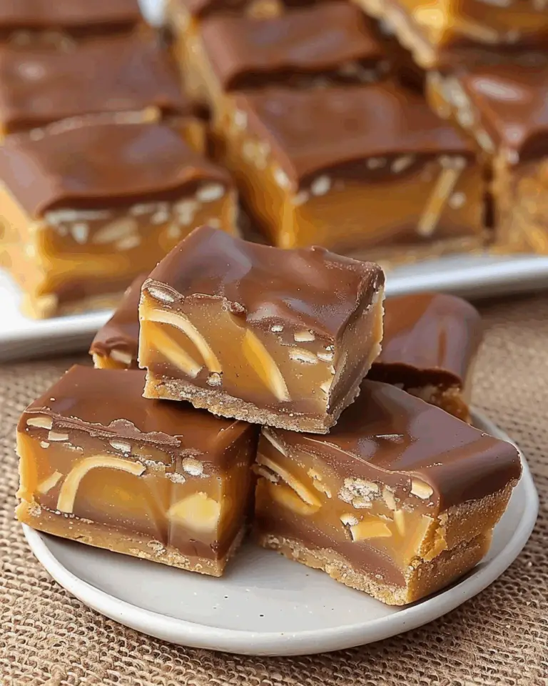 Homemade Milky Way Bars