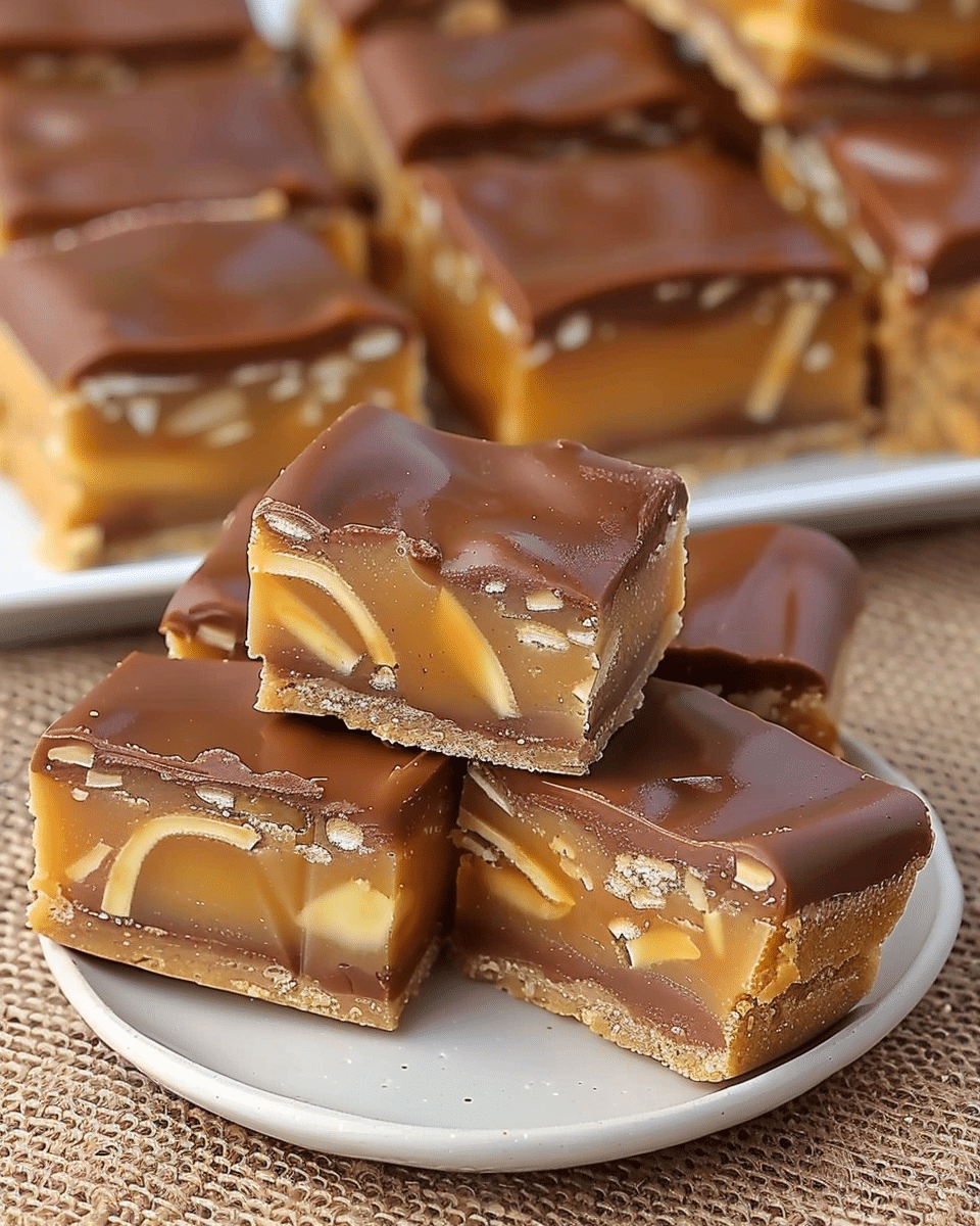 Homemade Milky Way Bars