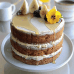 Honey Cake with Dark Cream