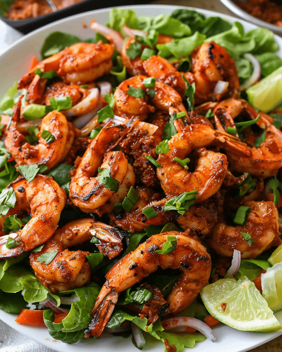 Hot Honey Shrimp Bowls