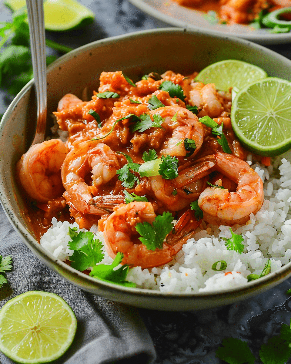 Hot Honey Shrimp Bowls