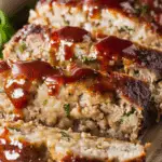 Garlic Parmesan Chicken Meatloaf