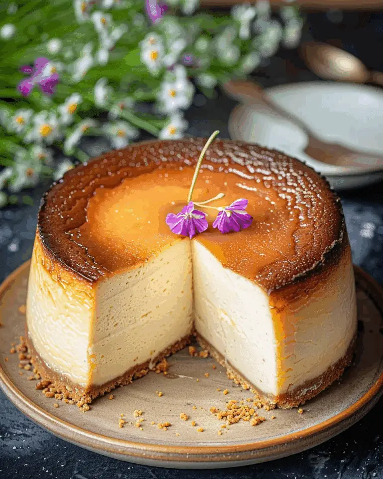 Keto Basque Burnt Cheesecake