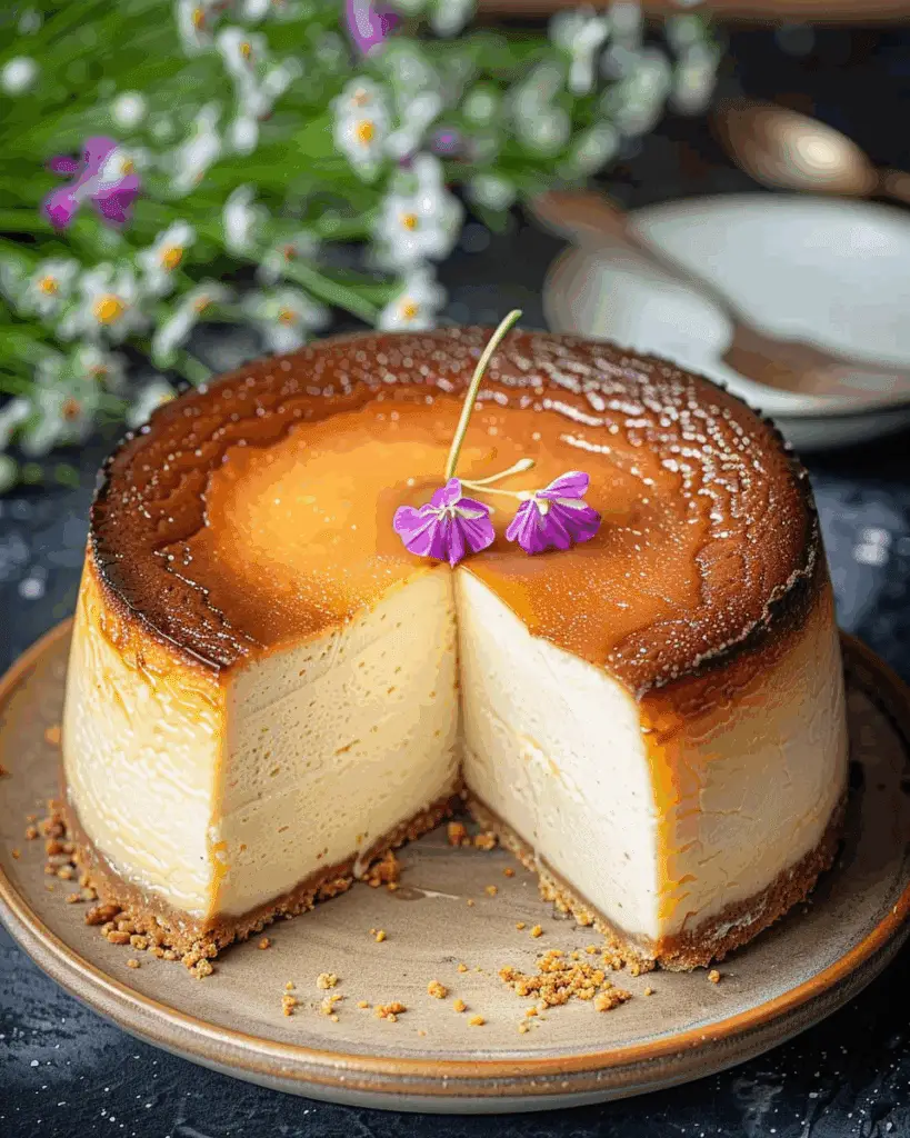 Keto Basque Burnt Cheesecake