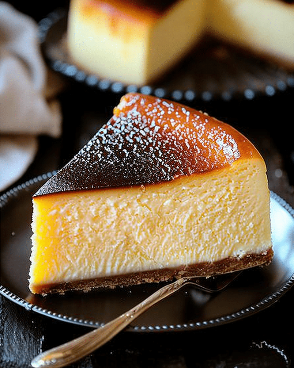 Keto Basque Burnt Cheesecake