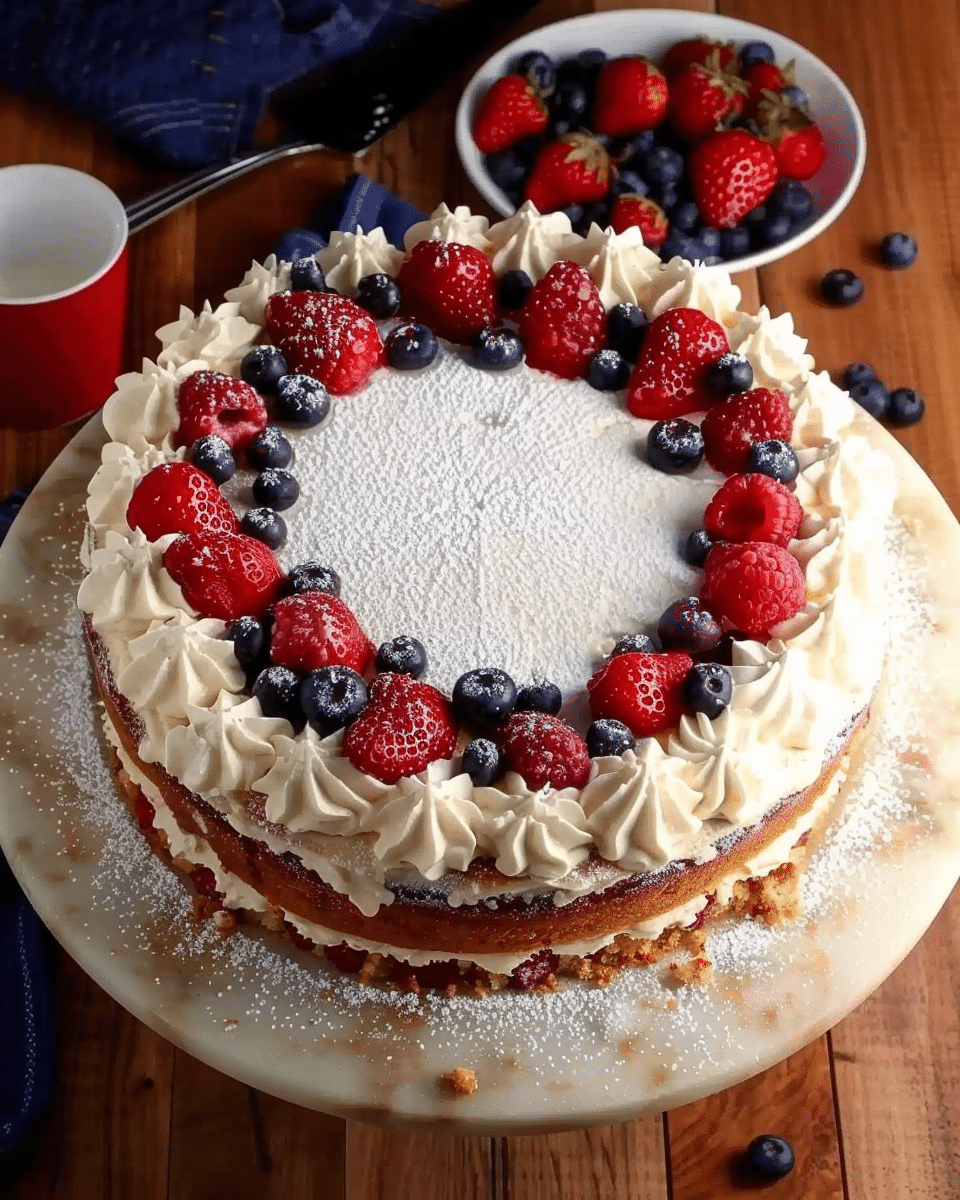 Lemon and Raspberry Cake