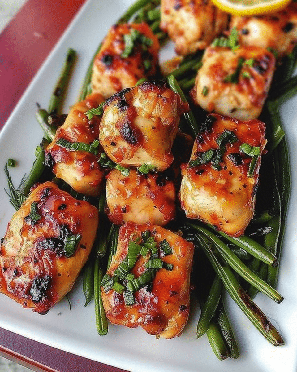 Lemon Garlic Butter Chicken and Green Beans