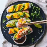 Mango Chicken Rice Paper Rolls