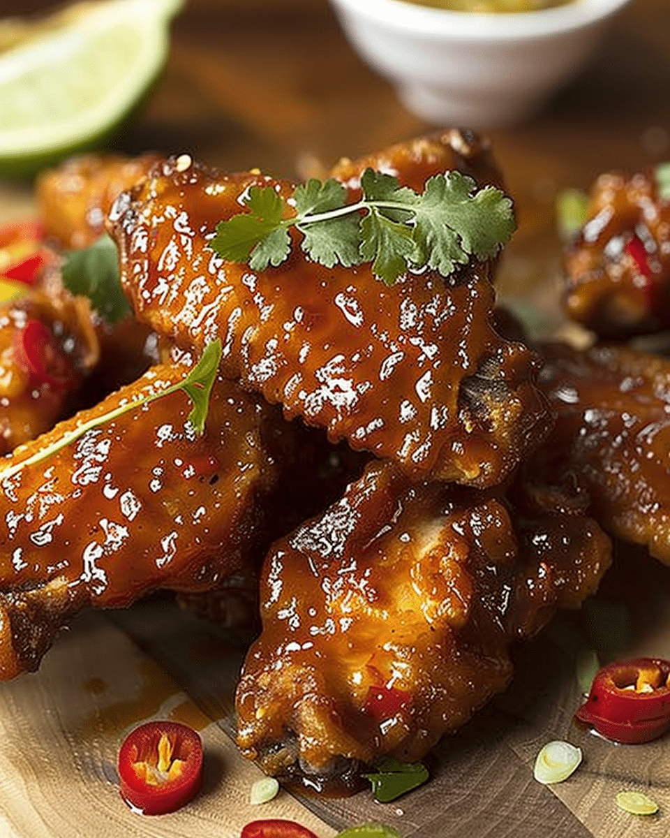 Mango Chili Chicken Wings