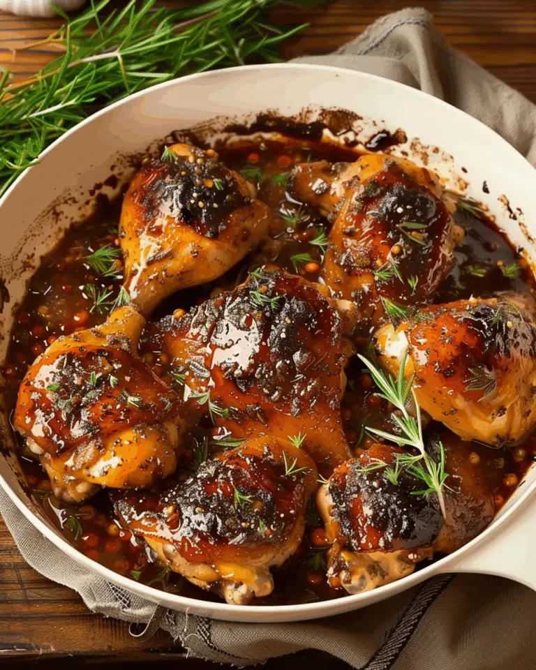 Maple Orange Glazed Chicken Quarters