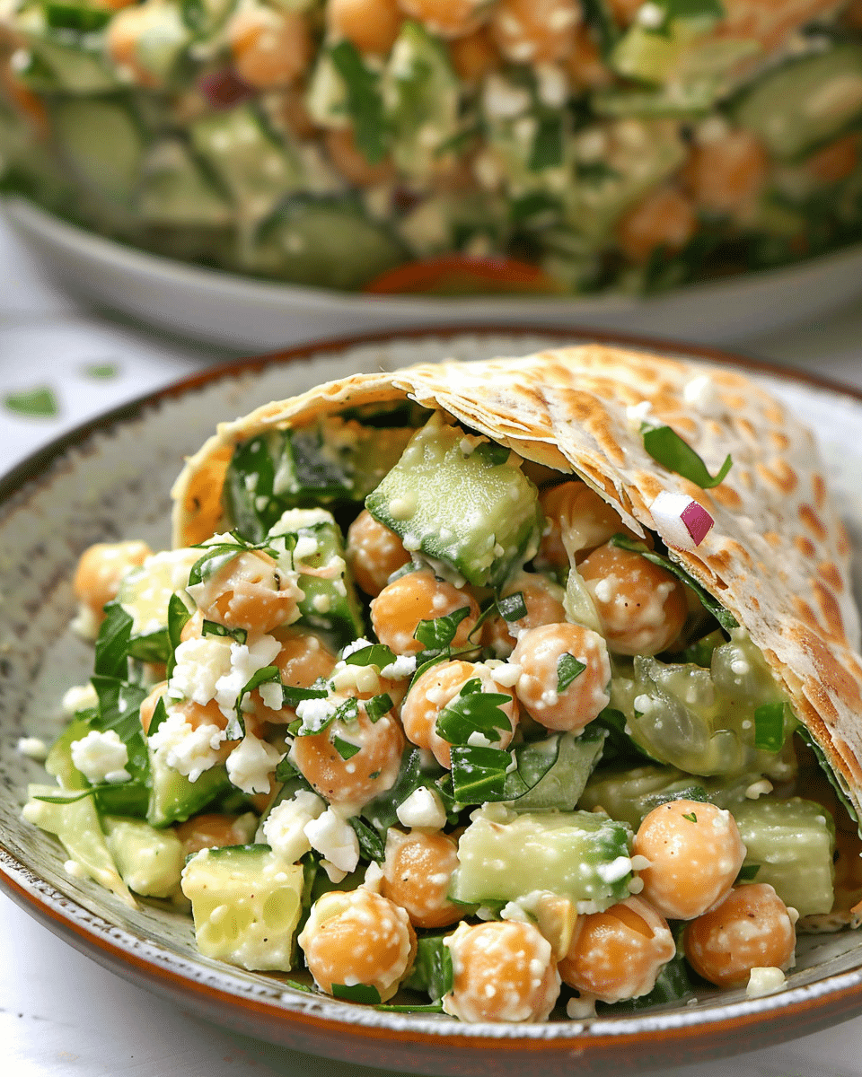 The Best Mediterranean Chickpea Salad