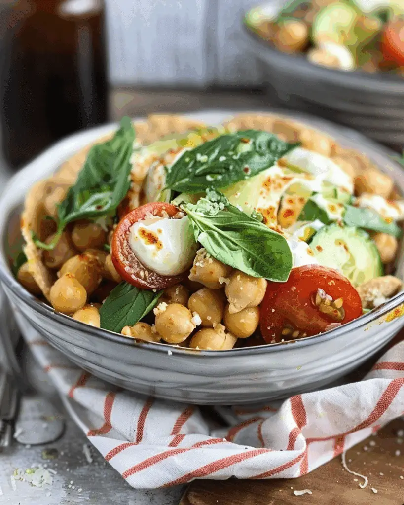 The Best Mediterranean Chickpea Salad