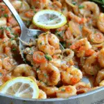 Mediterranean Garlic & Lemon Calamari Skillet