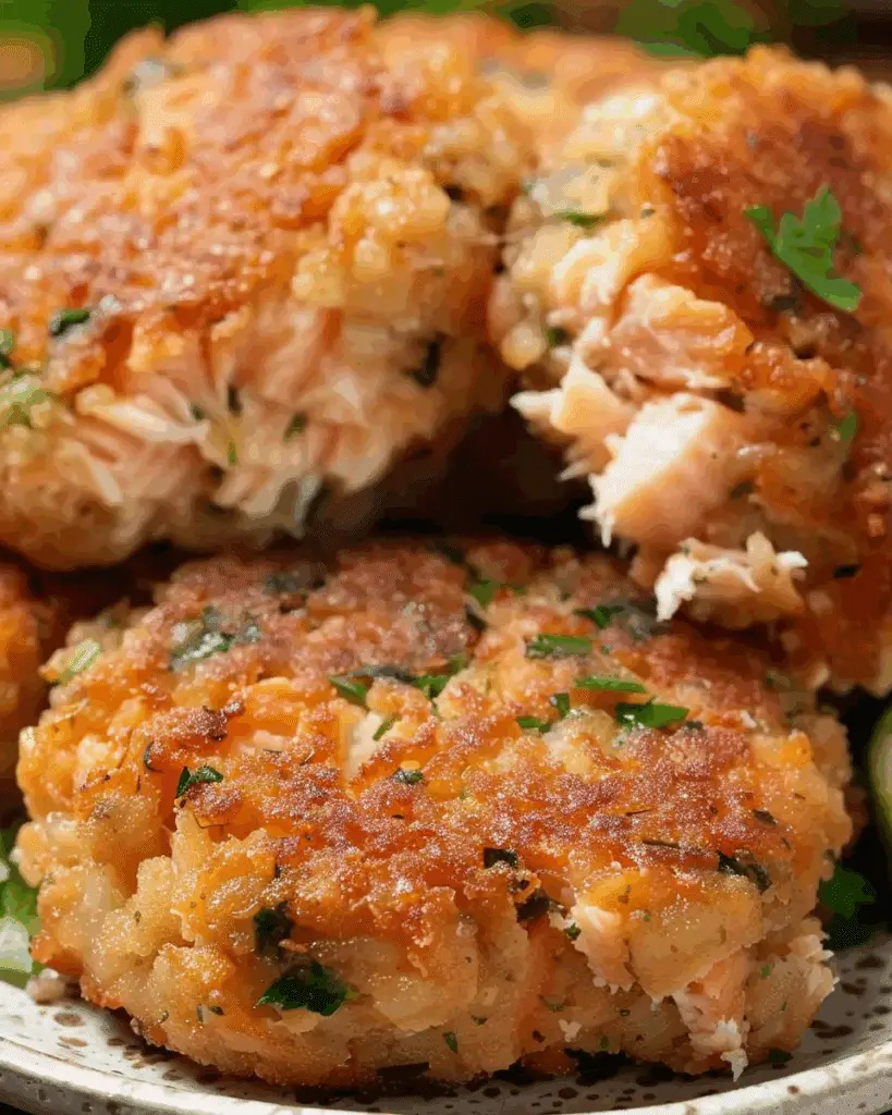 Mediterranean Salmon Spinach Patties