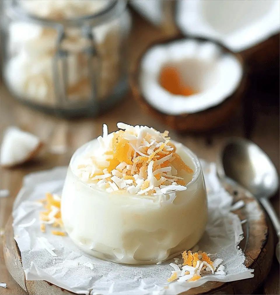 Meyer Lemon Coconut Panna Cotta