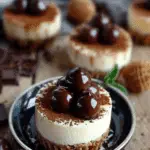 Mini No-Bake Malteser Cheesecakes