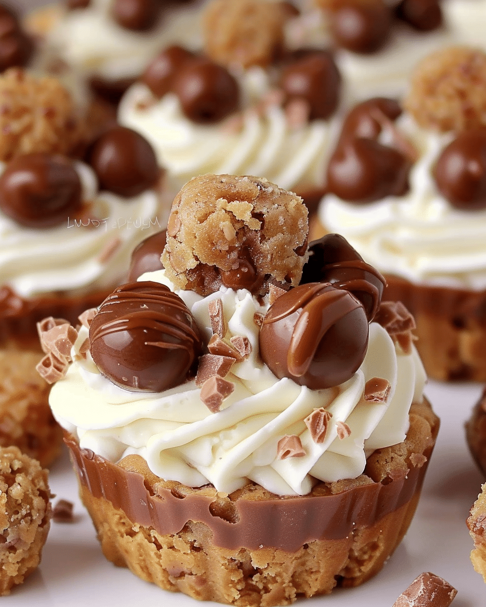 Mini No-Bake Malteser Cheesecakes