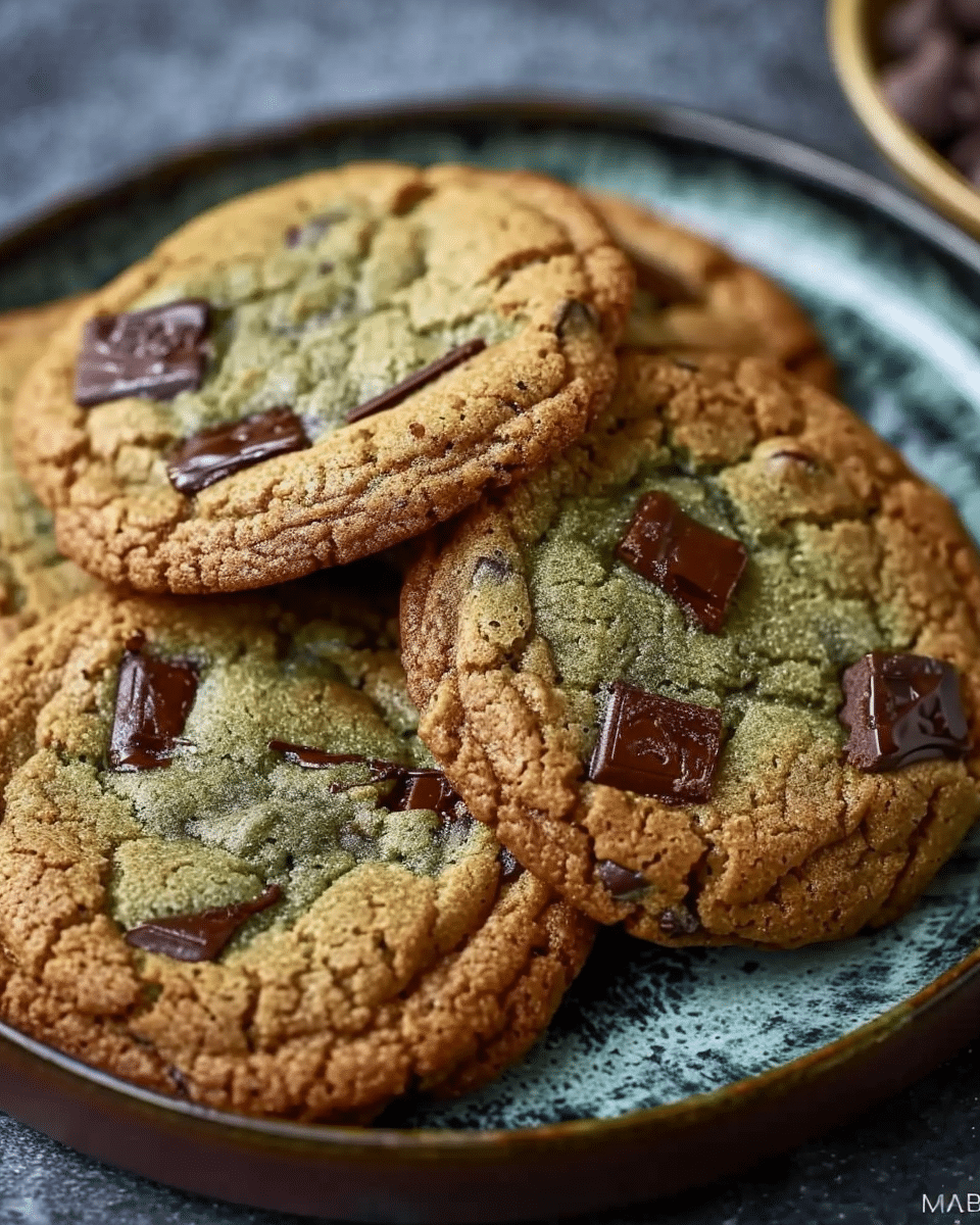 Mint Chocolate Chip Cookies