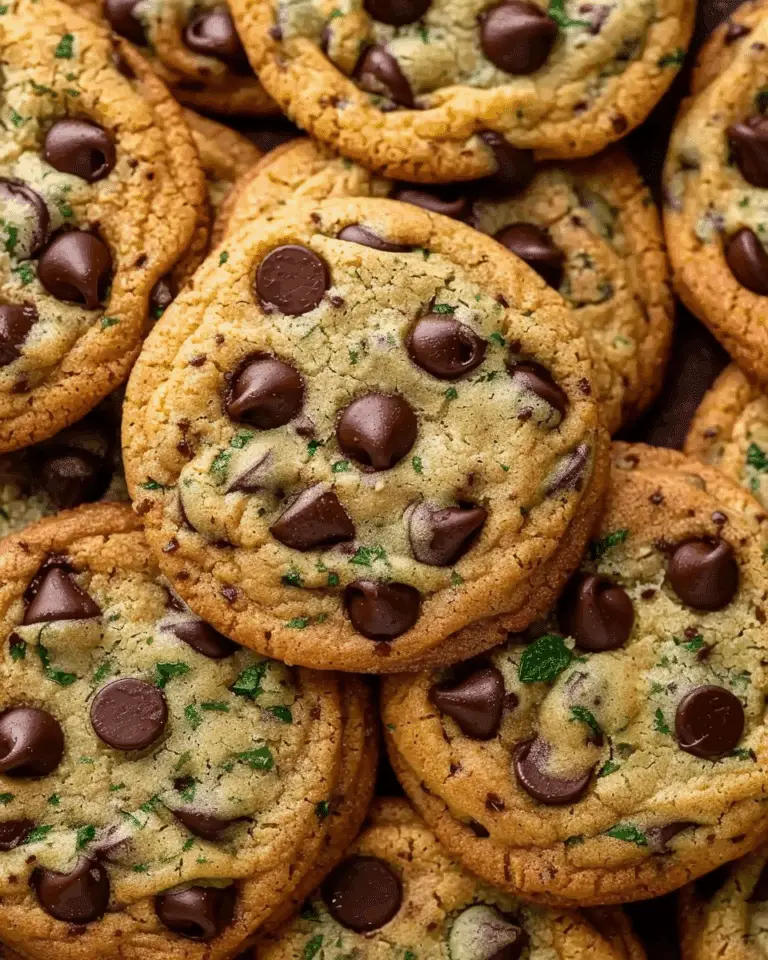 Mint Chocolate Chip Cookies