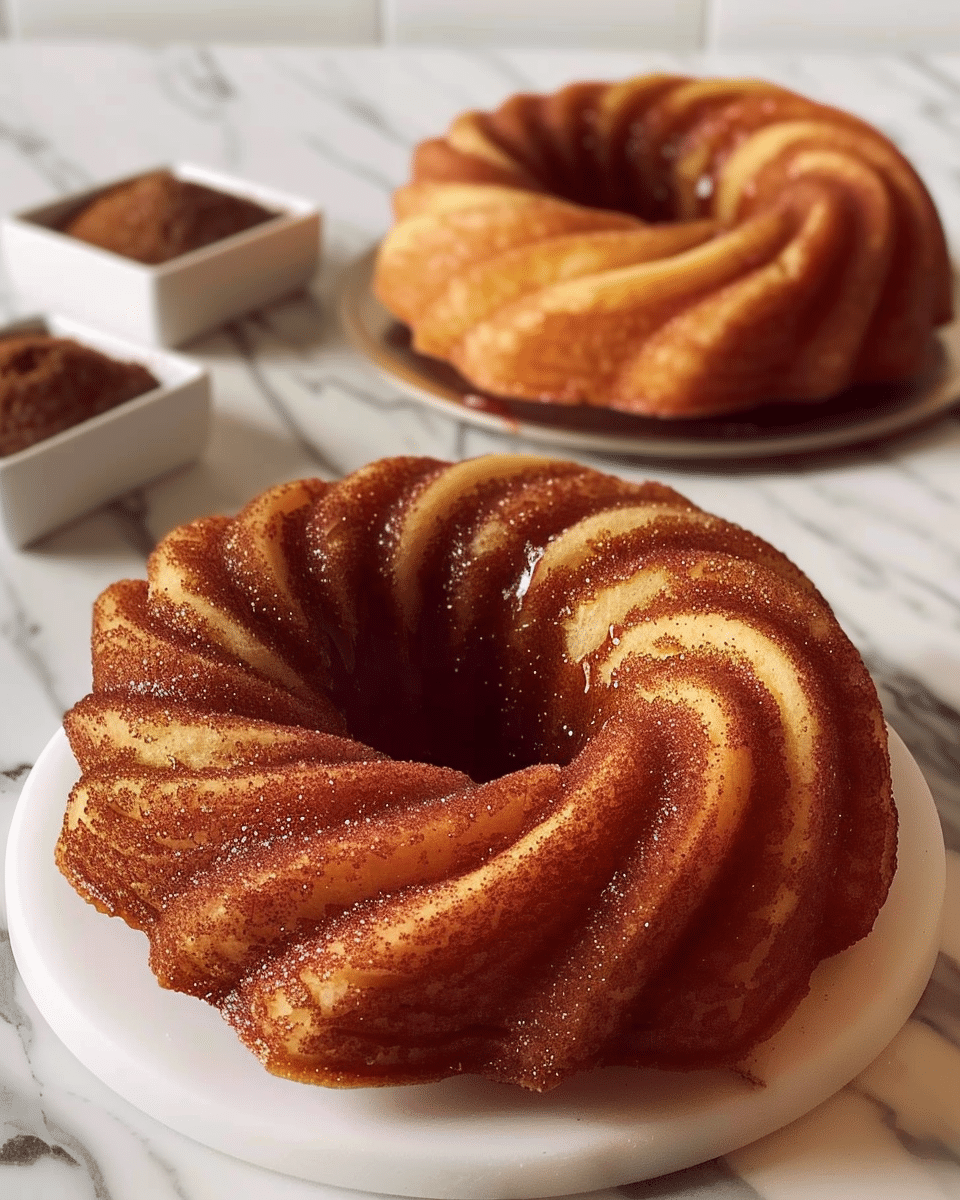 Moist Cinnamon Swirl Bundt Cake