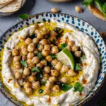 Musabaha (Creamy Warm Chickpeas with Tahini)