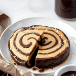 No Bake Chocolate Peanut Butter Pinwheels