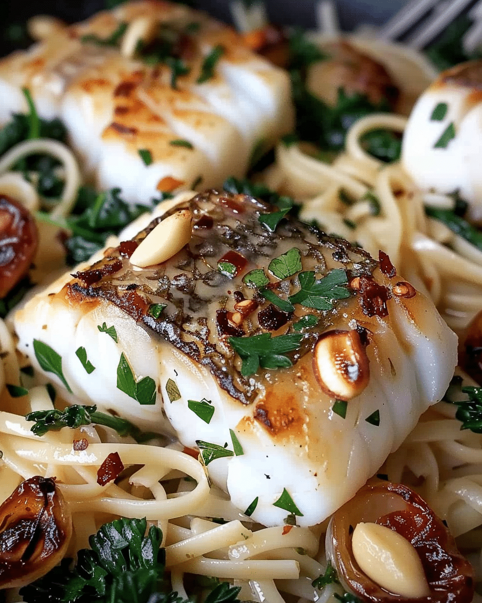 One-Pan Garlic Butter Tuscan Cod
