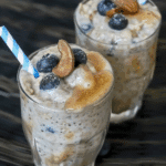 Overnight Blueberry Almond Oats
