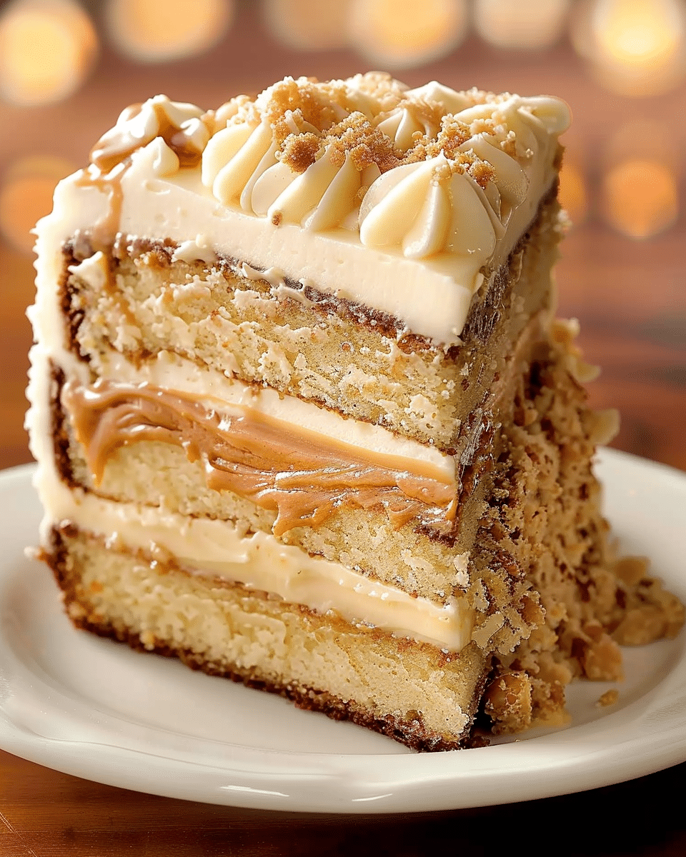 Peanut Butter Earthquake Cake