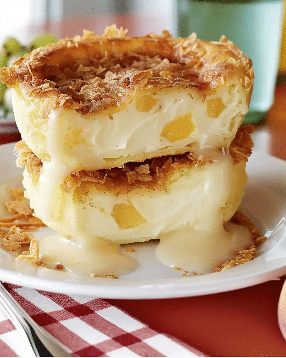 Peach Cheesecake Cinnamon Rolls