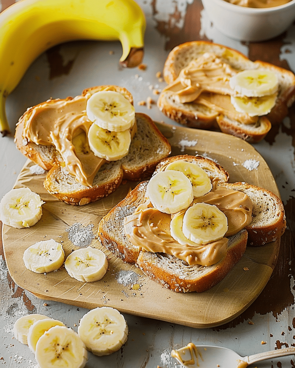 Peanut Butter Banana Toast (6 Delicious Ways)