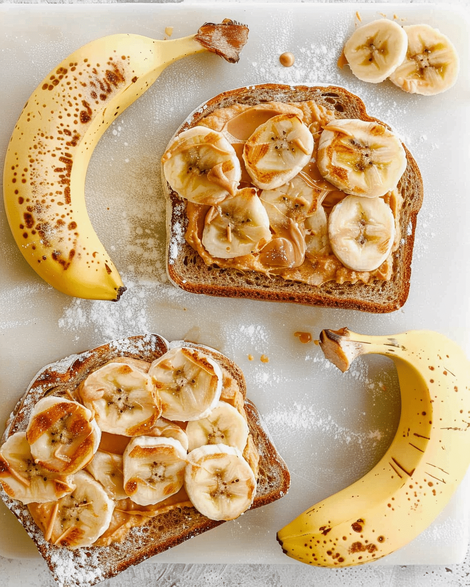 Peanut Butter Banana Toast (6 Delicious Ways)